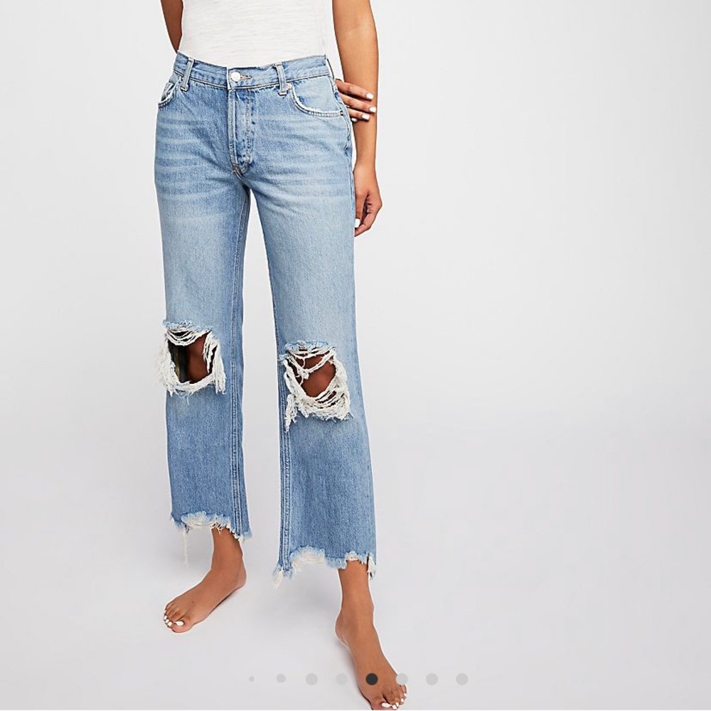 Maggie Mid Rise Free People Jeans